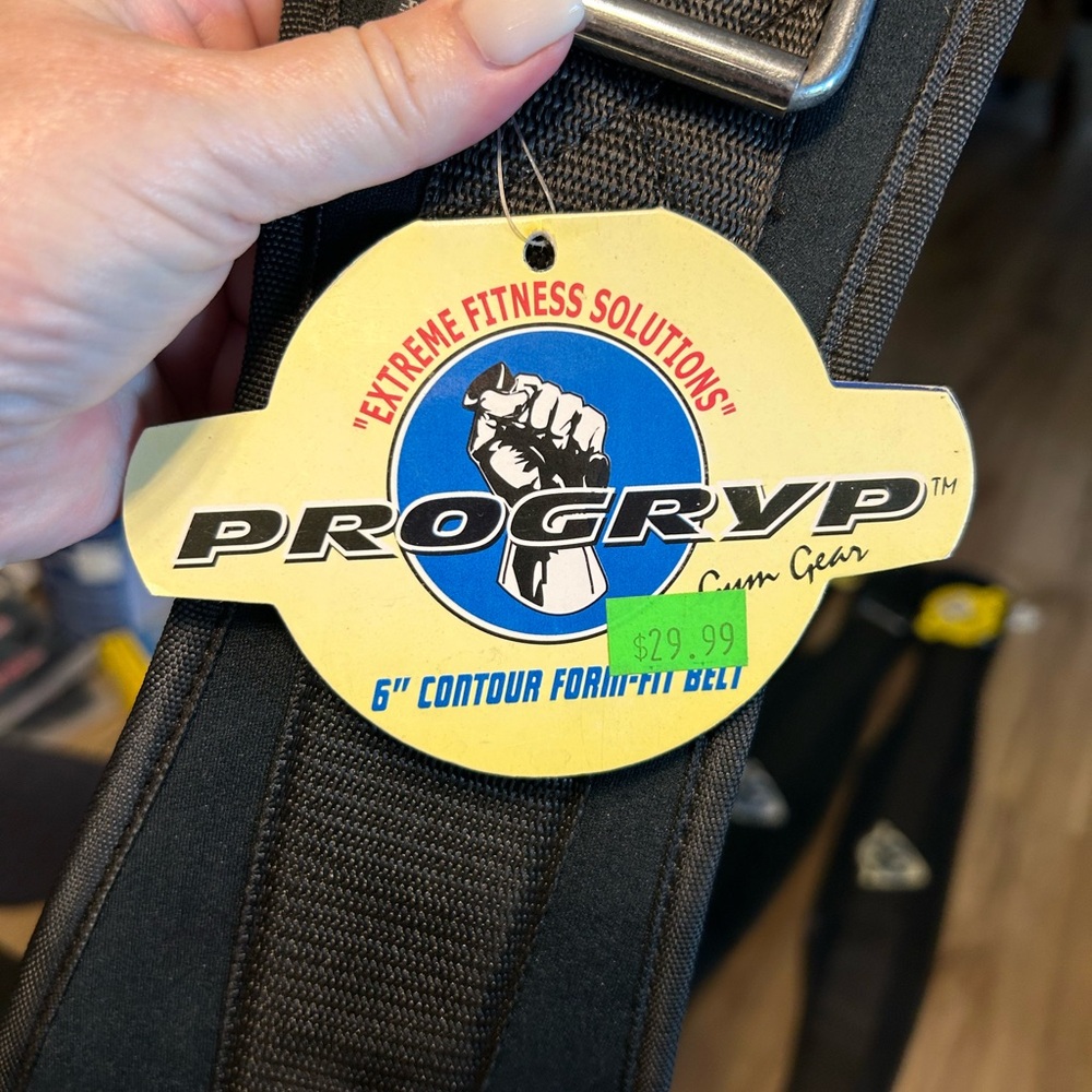 Progryp Black Fitness Belt